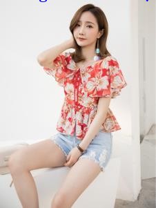 LIYA LISA莉雅莉萨新款碎花上衣