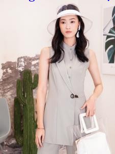 2019布根香女装夏极简套装