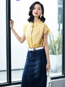 2019优衣美女装知性简约套装