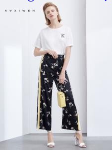 2019佧茜文女装白色T恤