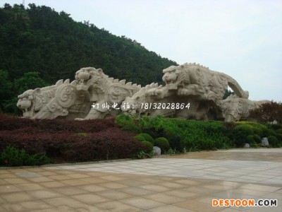 机械老虎雕塑公园动物石雕图1