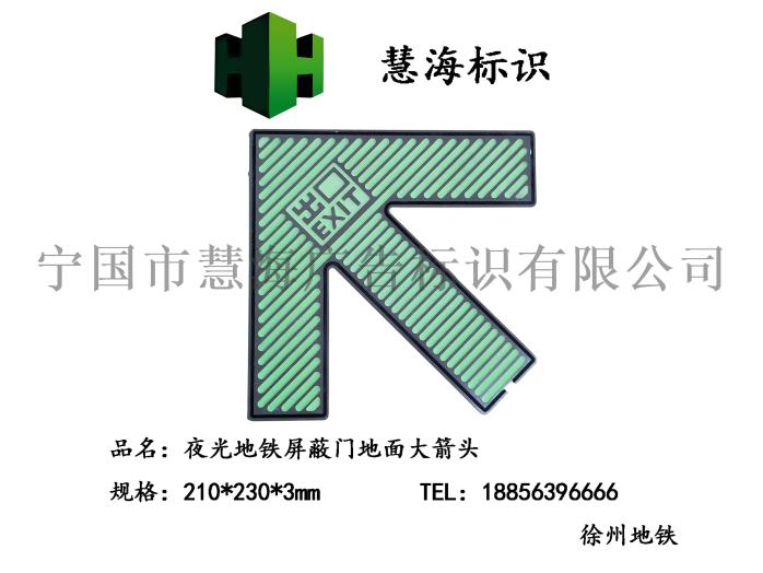 徐州地铁 夜光地铁屏蔽门地面大箭头 日光 (1).jpg