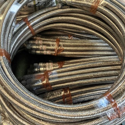跃盛 可定制 任意尺寸耐高温高压 铠装胶管 液压接头 高压胶管 金属软管 厂家直销 质优价廉图4
