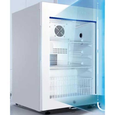 HYC-85GD医用冷藏箱 2-8℃立式冰箱 玻璃门 WIFI远程报警 海尔生物医疗图2