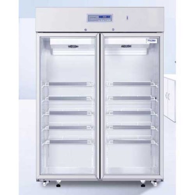 HYC-1091医用冷藏箱 2-8℃立式冰箱 玻璃门 海尔生物医疗图1